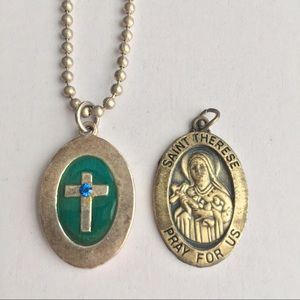 Saint Francis & Saint Therese Pendant Necklaces
