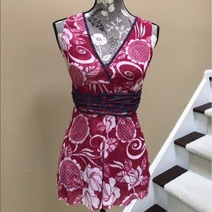 Daisy & Clover Sleeveless Floral Top