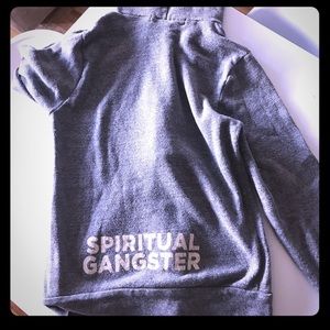 Reserved Spiritual Gangster Zip-up Hoodie xs