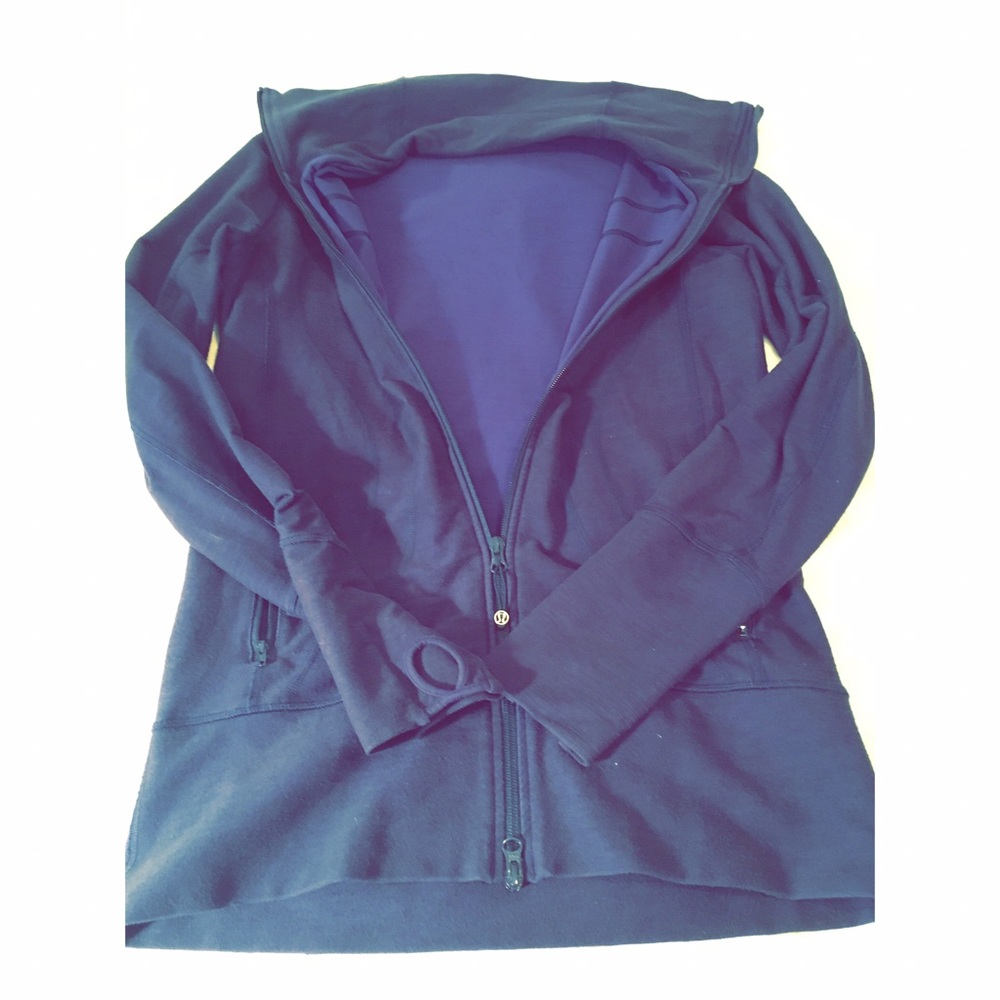 Lululemon Navy Blue In Stride Jacket