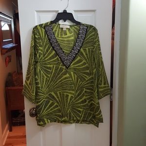 Michael Kors embellished V-neck tunic