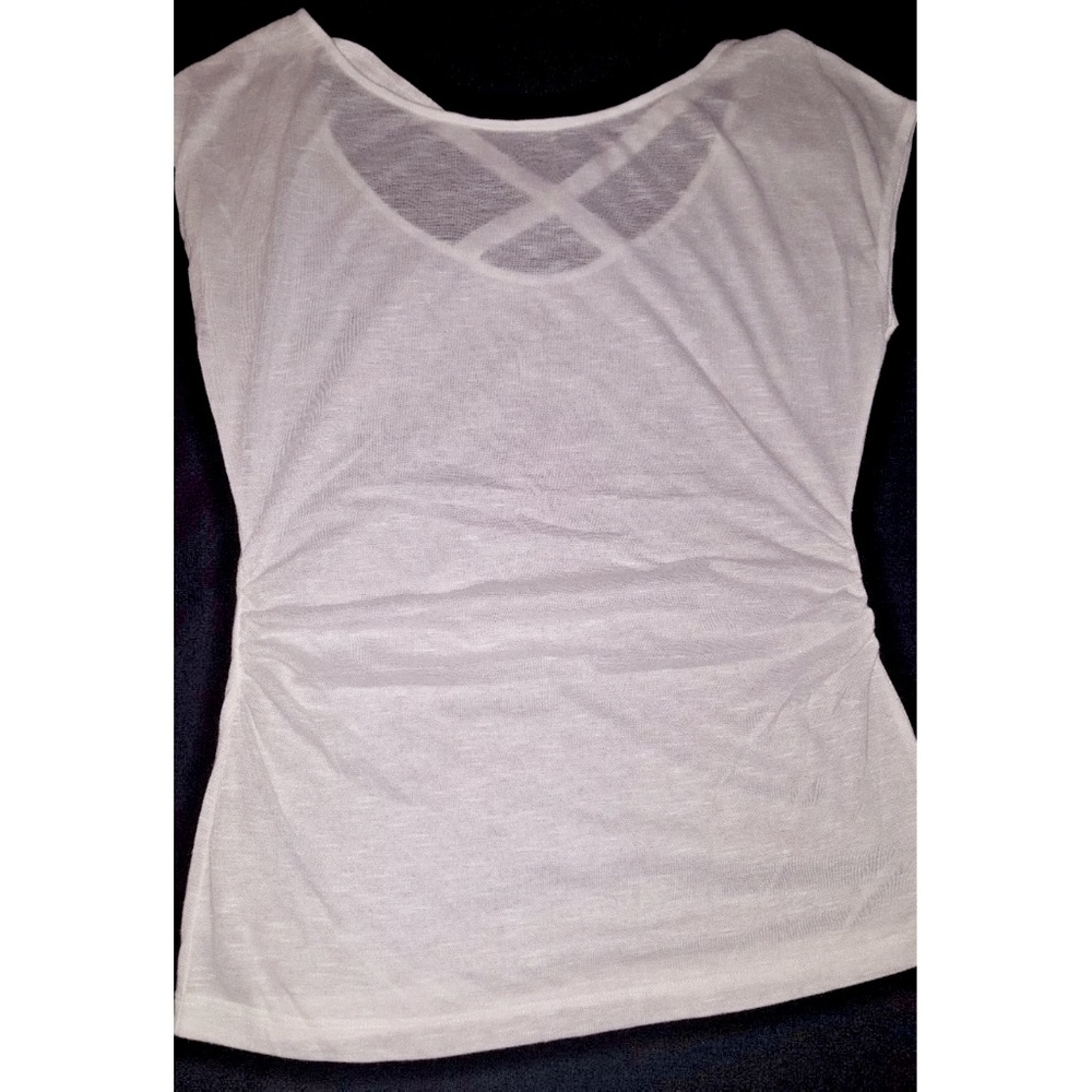 New York & Company Lattice-Trim Top