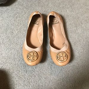 Tory Burch nude flats