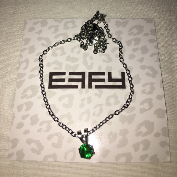 Effy Jewelry Effy Green Crystal Charm Pendant Necklace Poshmark