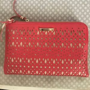 Stella and Dot Coral clutch
