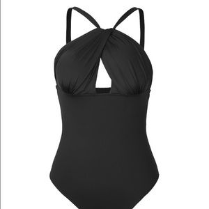 Black CUPSHE swimsuit. NWT. Never worn.