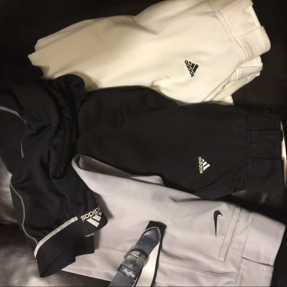 Youth baseball bundle 2 med 1 lg belt and under