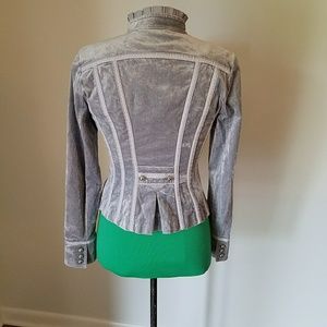Grey Velvet Jacket