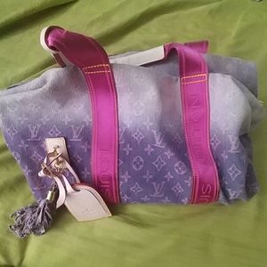 Auth sunshine pink purple ombre Louis vuitton bag