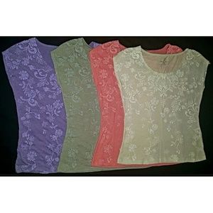 New York & Company Floral Print Top