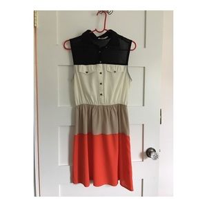 Colorblock dress