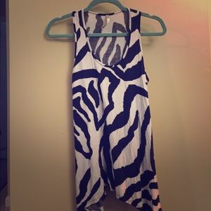 Zebra Tank Top