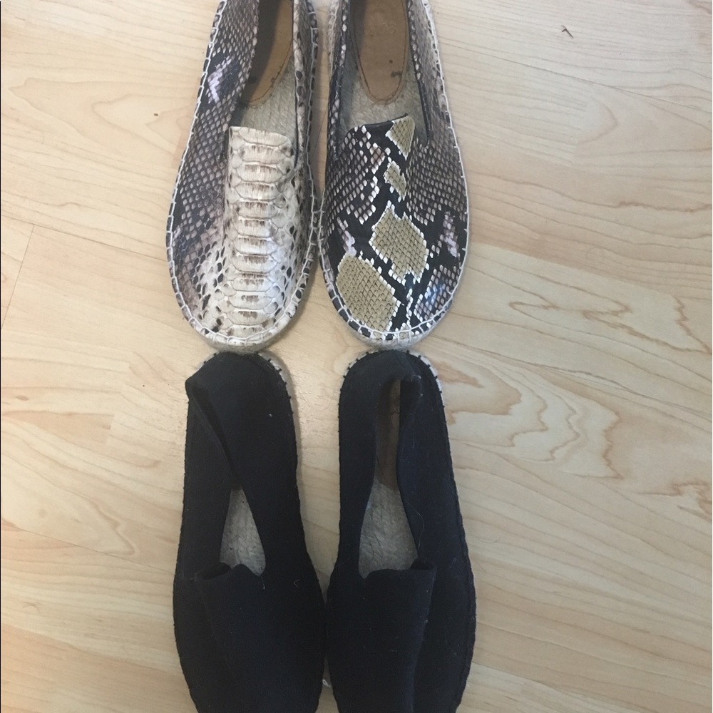 Asos espadrilles, flat loafers in great condition