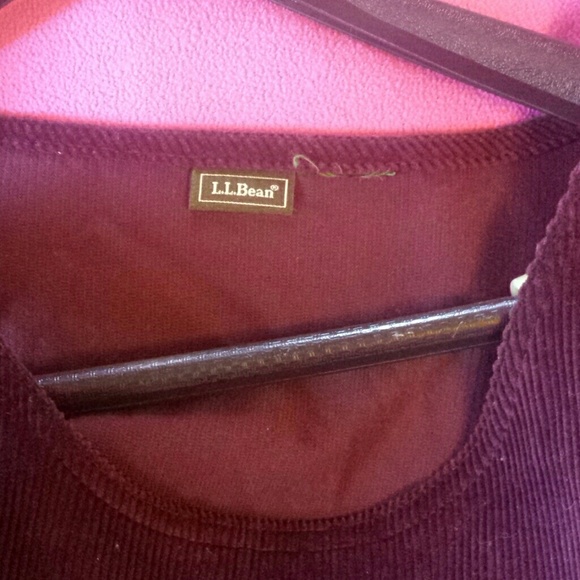 L.L.Bean long corduroy dress actual size been cut - Picture 4 of 5
