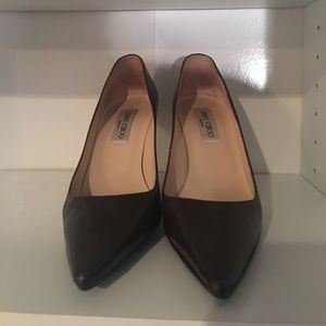 Jimmy Choo dark brown pumps