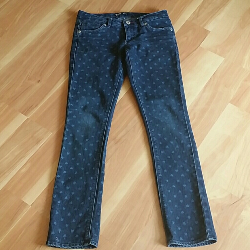 Girls dark blue skinny jeans