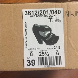 Zara Platform Sandal Heel