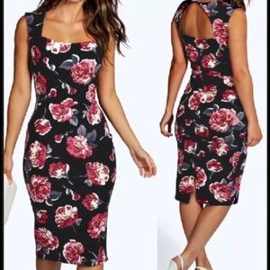 Women's Floral Pencil Dress