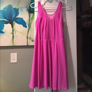 Orchid Fit and Flare Dress - Express Size 6