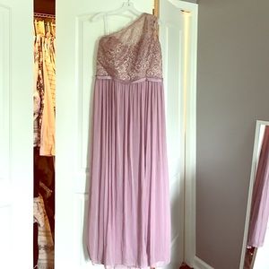 David's Bridal Bridesmaid dress - Rose Gold