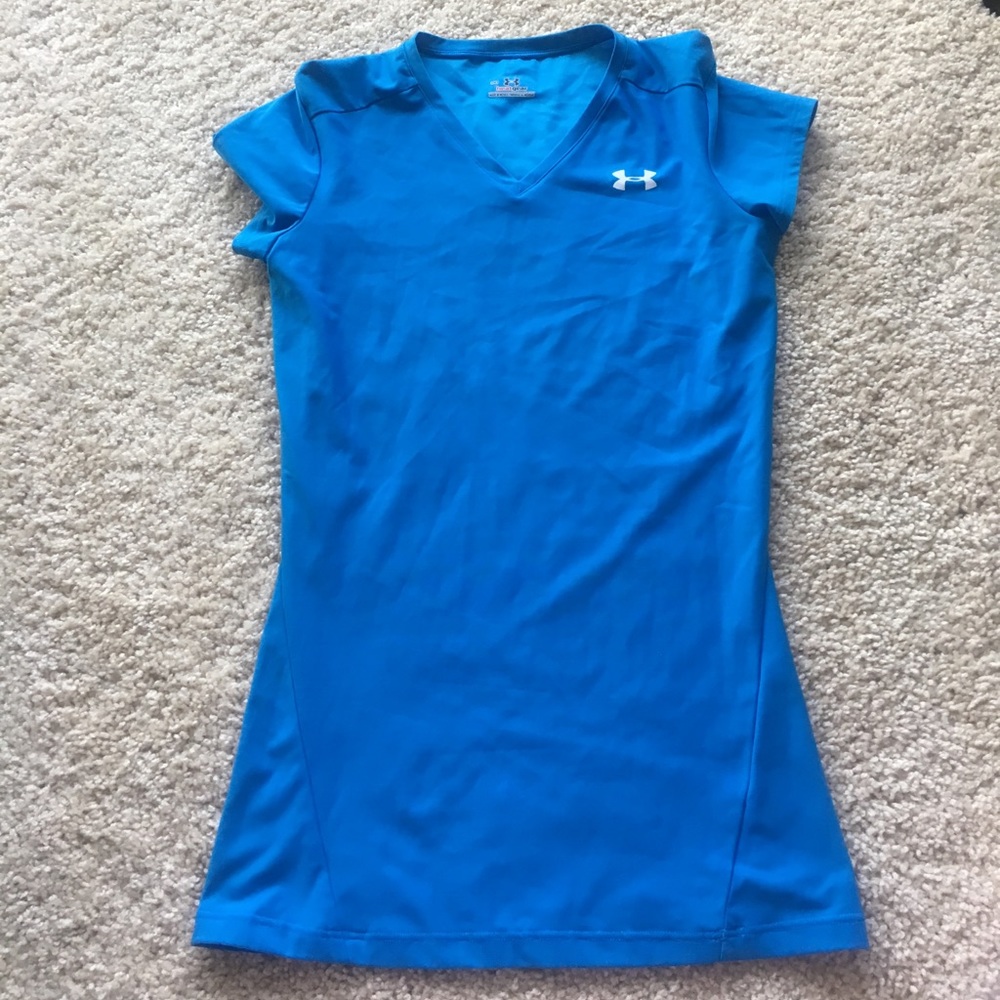 Under Armour very lightly worn blue shirt