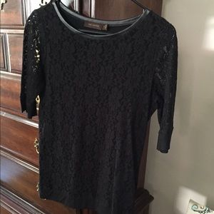 Black lace Limited top
