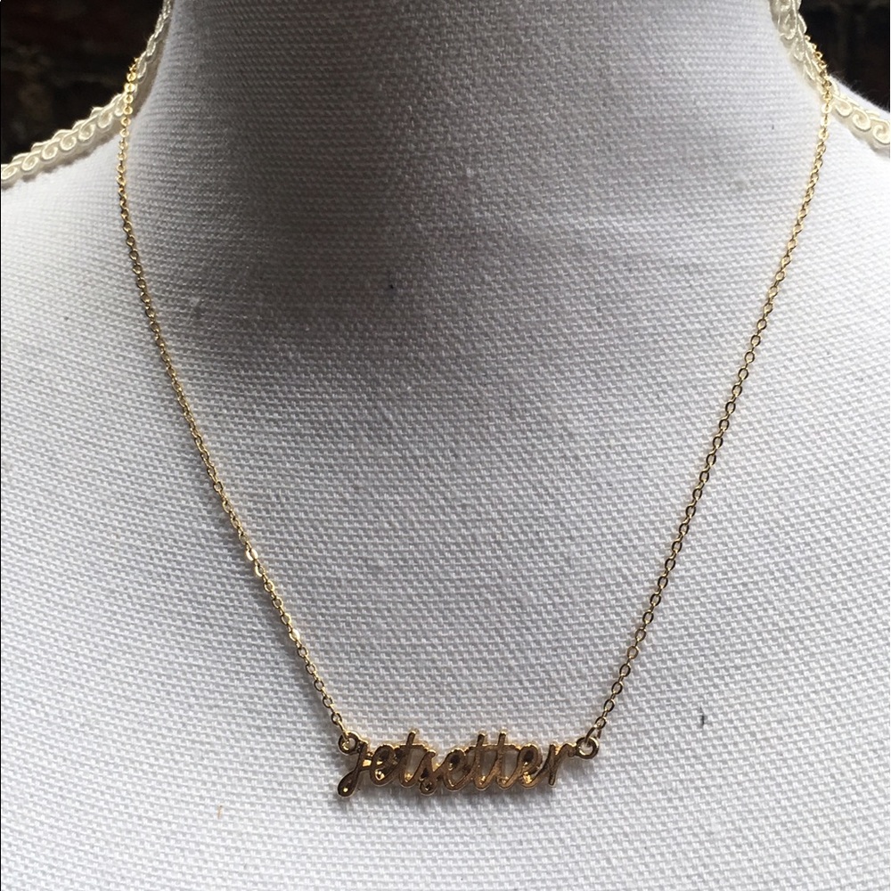 Jetsetter necklace