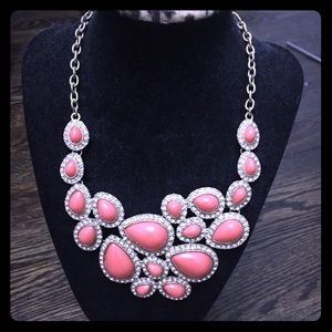 Beautiful Coral Accent Necklace