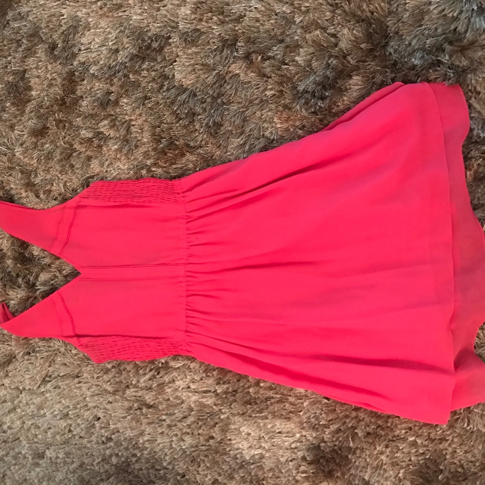 Pink knee length dress