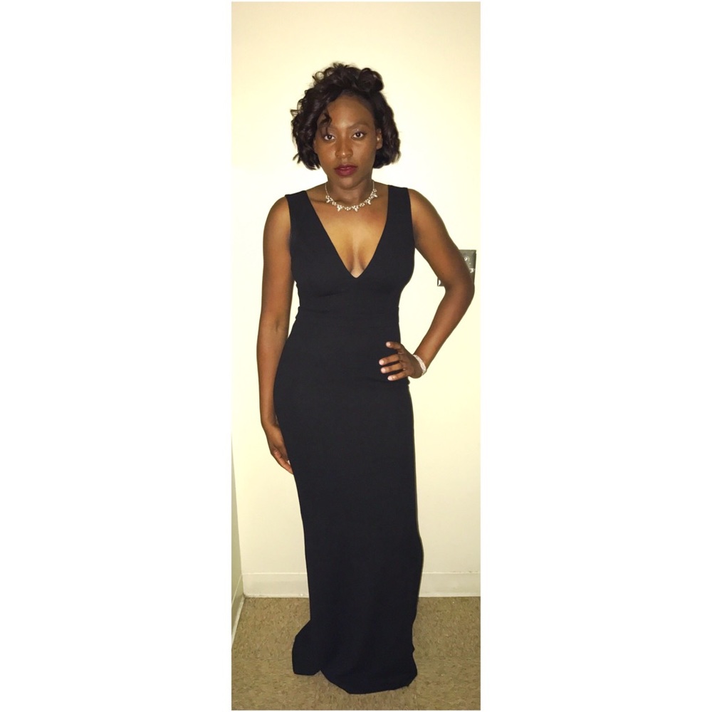 Lady in Black dress