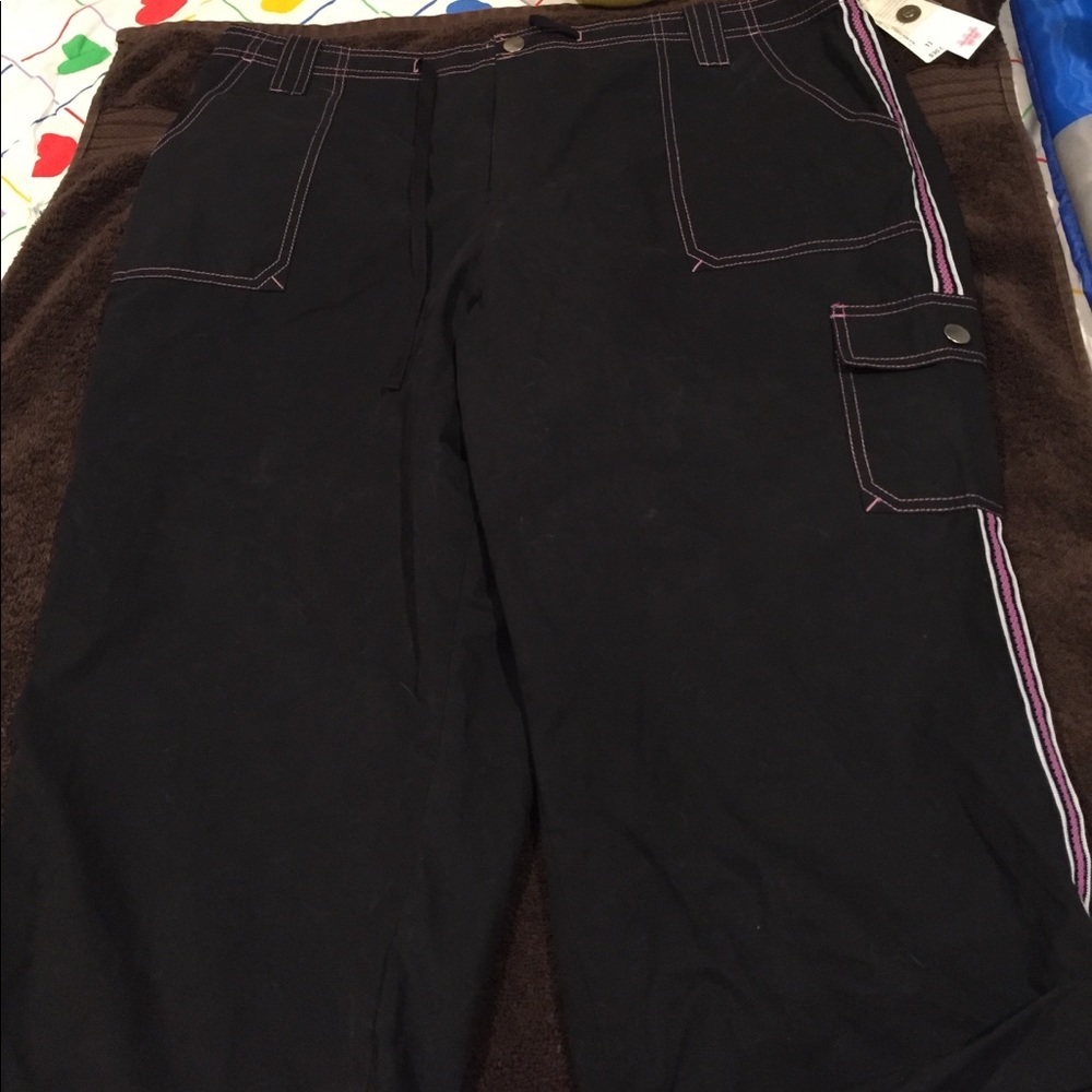 SB Active jogging pants black and purple