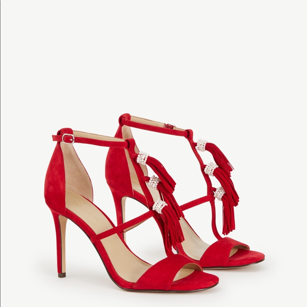 Adriana Fringe Suede Pump