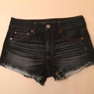 American Eagle High Rise Denim Shorts