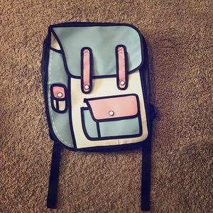 FINAL DROP! Cartoon looking bookbag 💖✨ dollskill