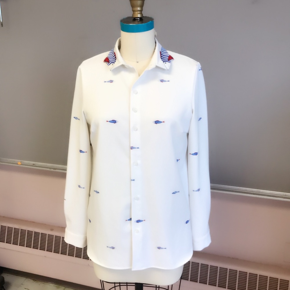 Fish and I - Buttondown Wt Shirt - Amazing Fabric