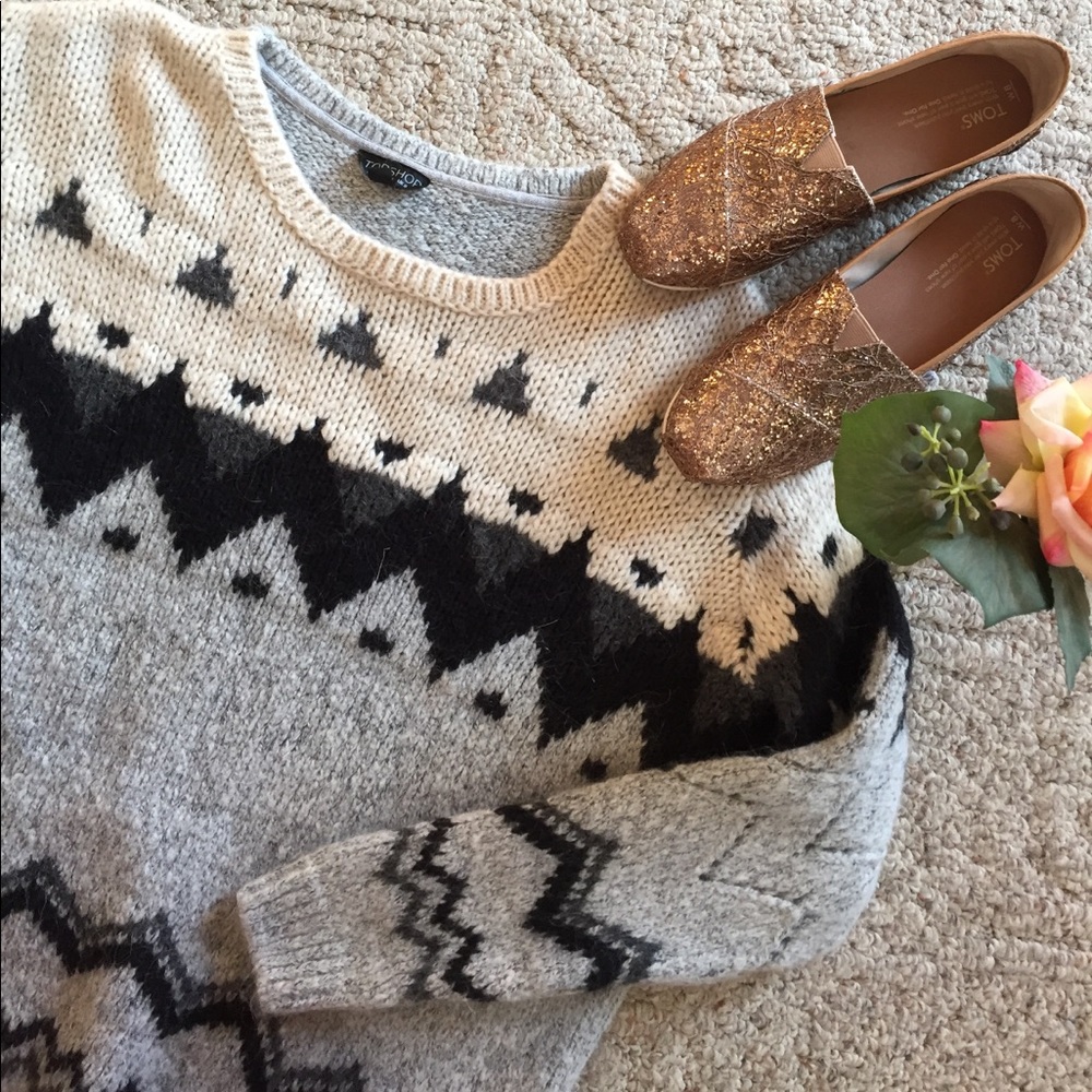 BOG2 • Topshop Geometric Sweater