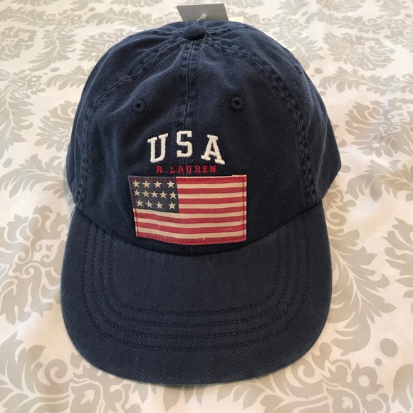 Polo Ralph Lauren Other - Polo Ralph Lauren Authentic USA flag Unisex hat