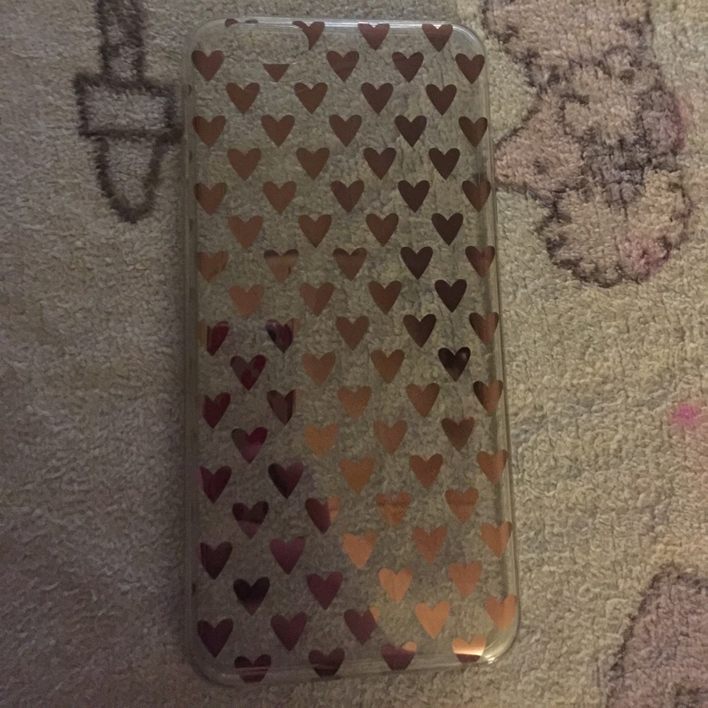 Gold Hearts iPhone 6 Plus Case