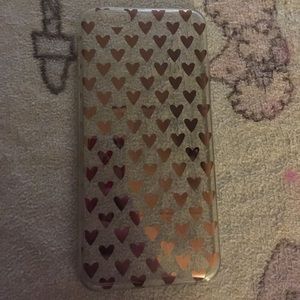 Gold Hearts iPhone 6 Plus Case