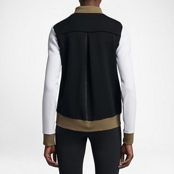 Nike Tech Fleece Destroyer Jacket White Black - Picture 3 of 5