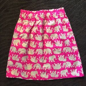 Lilly Pulitzer Tusk In Sun fabric skirt