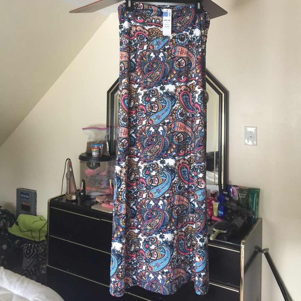 Paisley Maxi Skirt NWT