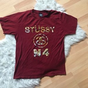 Stussy Maroon Tee