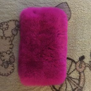 Fluffy Pink iPhone 6 Plus Case