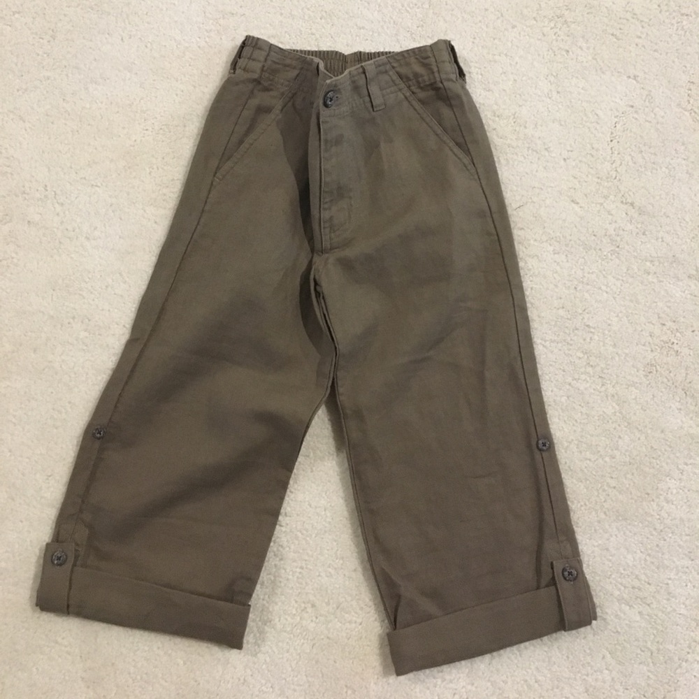 NWOT Janie and Jack Roll-Cuff Pants - Size 5