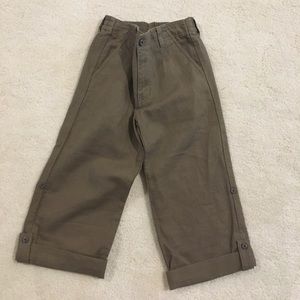 NWOT Janie and Jack Roll-Cuff Pants - Size 5