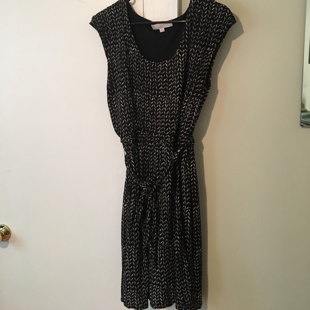 Black cotton dress