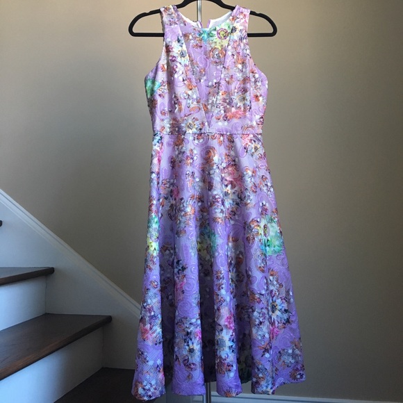Badgley Mischka Midi Dress NWT - Picture 2 of 8