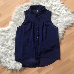 Sheer Sleeveless Top