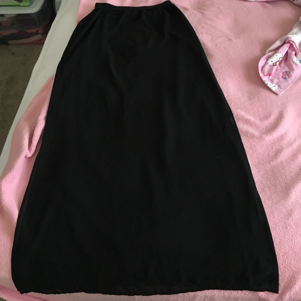 H&M Sheer Maxi Skirt